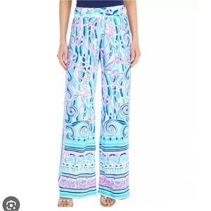 Lilly Pulitzer EUC Bal Harbor Reel Nauti pants size L